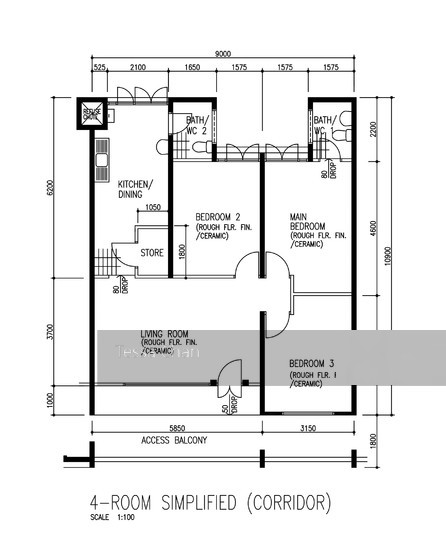 Blk 605 Hougang Avenue 4 (Hougang), HDB 4 Rooms #140449422